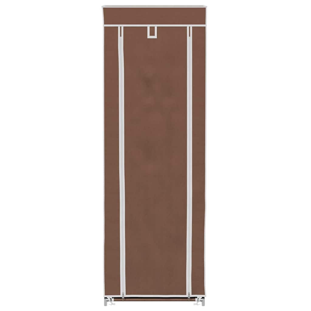 Shoe Cabinet Shoe Shelf 8 Tier 57 X 29 X 162 Cm Brown