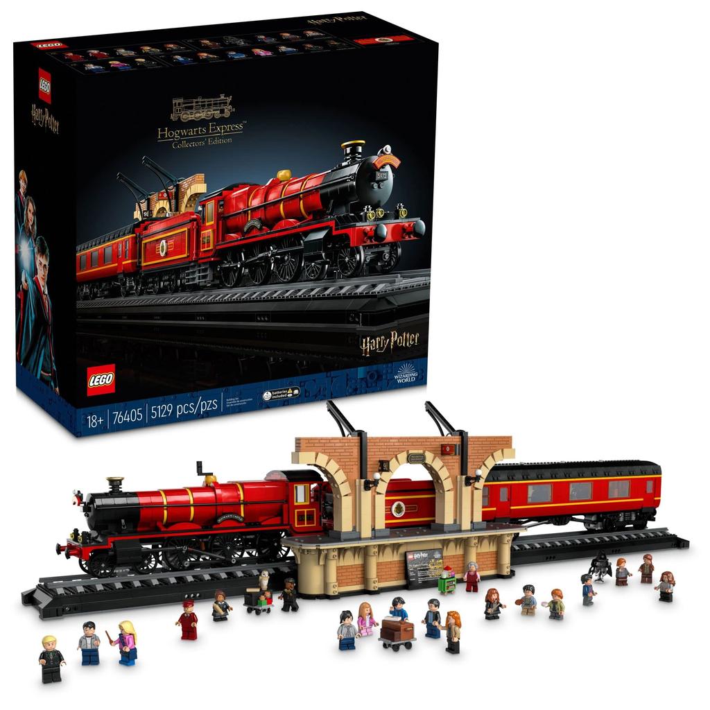 LEGO Harry Potter Hogwarts Express Edition Iconic Replica Model Steam Locomotive from the Collectible Memorabilia Set for Adults – Collector's 76405,