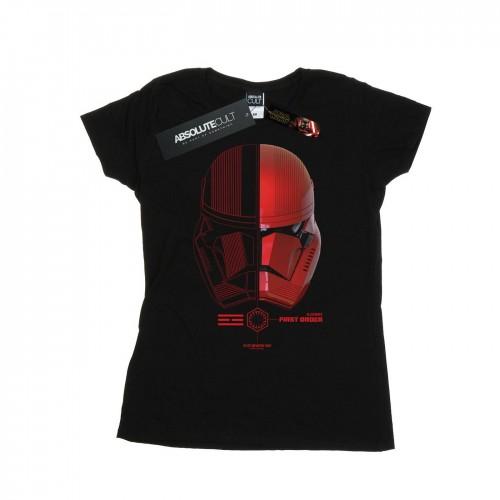 Star Wars: The Rise of Skywalker Womens/Ladies Star Wars The Rise Of Skywalker Sith Trooper Helmet Cotton T-Shirt