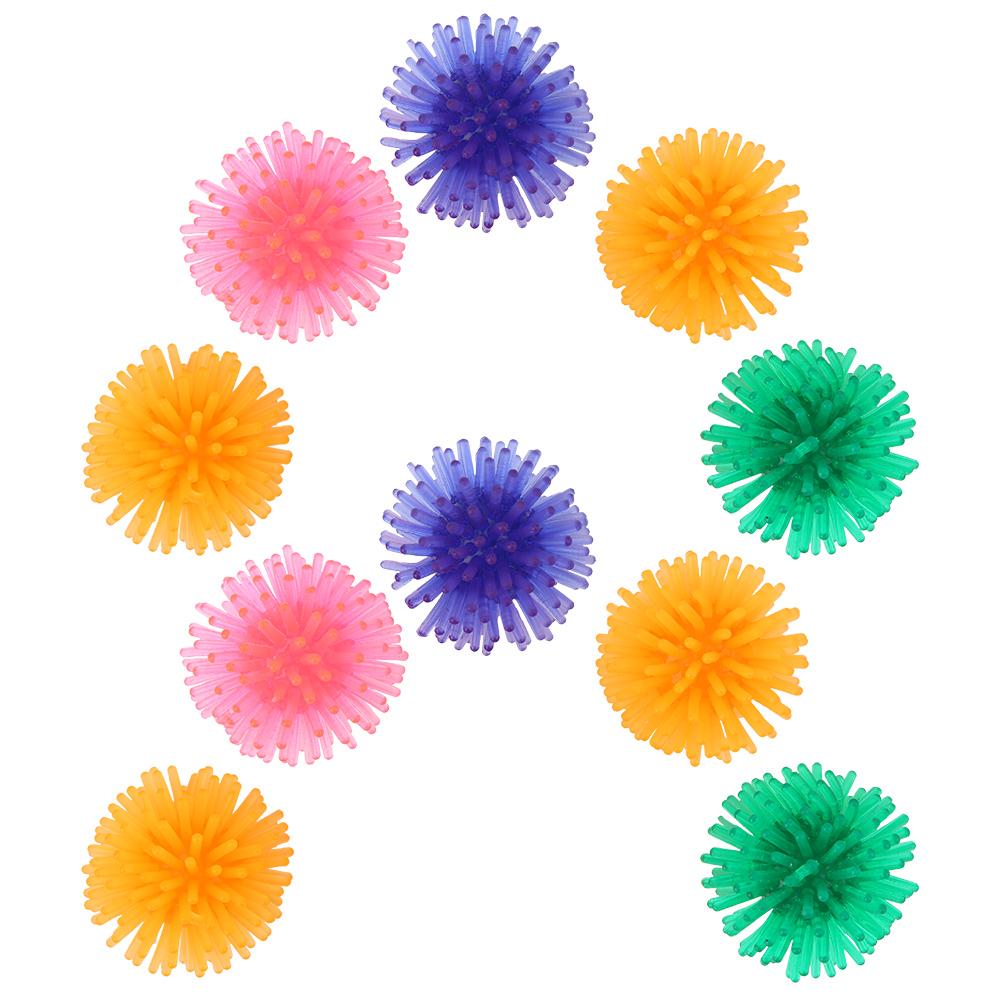 10 Stück Bunte Katzenspielzeug-Bälle Spielzeug Katzenspielzeug Haustierspielzeug