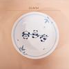 Módní roztomilý kreslený keramický talíř moderní čínský styl kulaté jídelní talíře narozeninové párty domácí nádobí rýžové misky