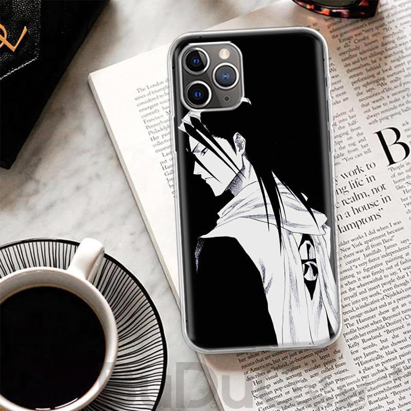 Bleach Kuchiki Byakuya Cover For iPhone 17 Air 16 16E 15 Pro Max 14 Plus 13 Mini Phone Case 12 11 7 8 SE Customized Print Shell