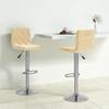 VidaXL Set of 2 Bar Stools, Pub Chair, Bistro Seat, Furniture for Dining Room Kitchen Living Room Home Interior, 333686