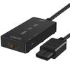HDTV To HDMI Converter Cable for SFC/N64/GameCube, Supports 1080P Image Output, HDMI Adapter for SFC/N64/GameCube - Black (USB-Micro Cable Included)