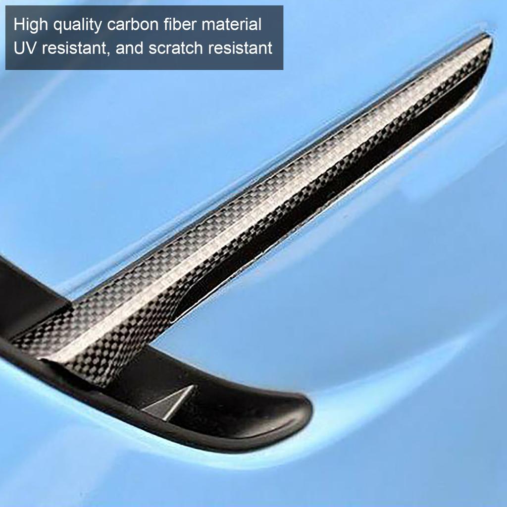 2pcs Side Air Vent Trim Carbon Fiber Anti UV Scratch Resistant Replacement for F80 M3 F82 F83 M4
