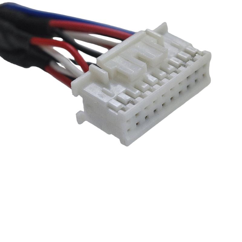 1/2 stk. Mikrofon 20-pins RCA-kabel Bilradio 3,5 mm Mikrofon Subwoofer-ledninger til Android Stereo Output Subwoofer-sæt