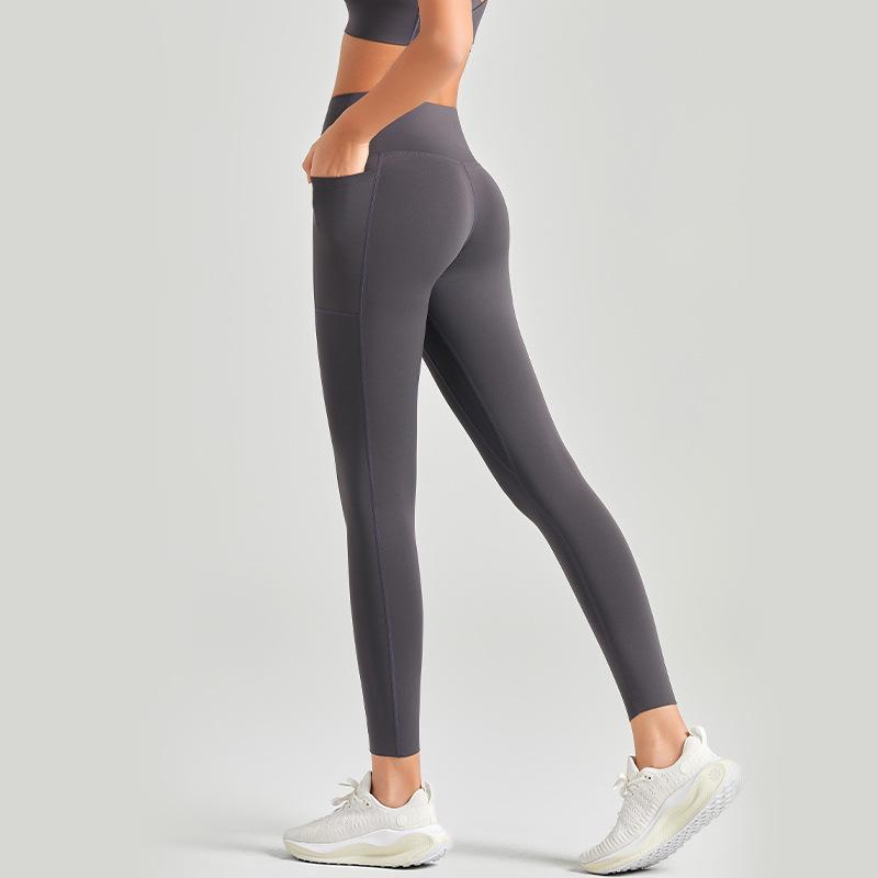 High Waist Hip Lift Yoga Leggings for Women - No Visible Lines, Perfect for Pilates and Fitness.