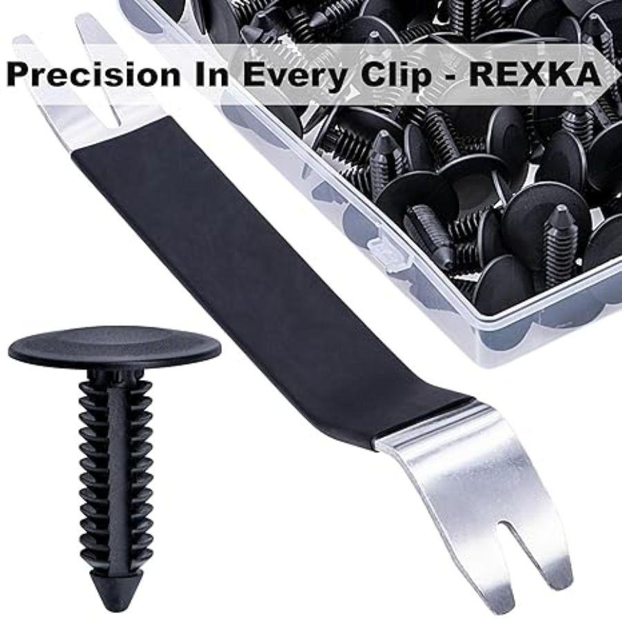 41pcs M6.3 Splash Shield Wheel Cover Bumper Cover Retainer Clip 40pcs+Remover
