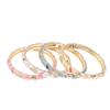 Vintage Enamel Flower Bracelet Ethnic Style Cloisonne Bangle Elegant Luxury Exquisite Bangles For Women  Jewelry