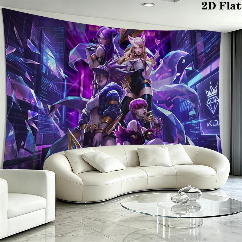 KDA Wall Tapestry Aesthetic Wall Hanging Printed Fabric Blanket Decorative Tapestries for Bedroom Living Room Home Decor