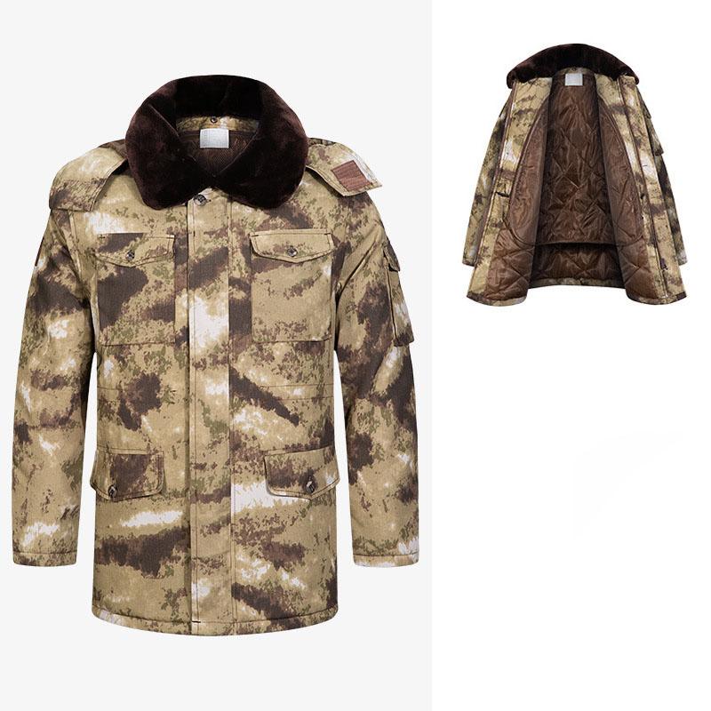 Men Winter Warm Thick Windproof Parkas Jackets Coat Men Casual Parkas Hooded Cotton Coat