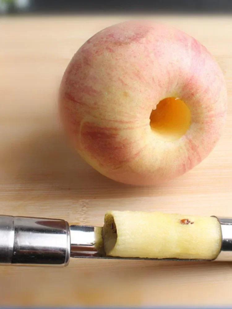 Household Portable Tools Apple Corer Pitter Pear Bell Twist Fruit Core Seed Remover Pepper Kitchen Tools Accessories Supplies