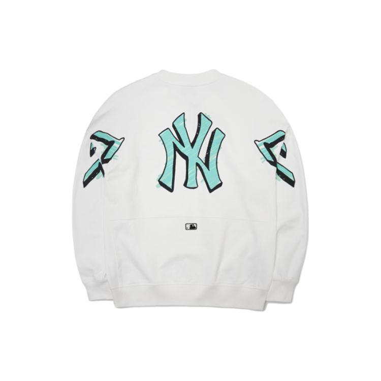 New MLB New York Yankees Sweatshirts Unisex White 3AMTS0121-50WHS