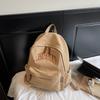 New Alphabet Backpack Women's Japanese Simple Large Capacity High School Student School Bag Travel Backpack