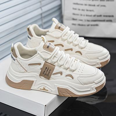 Hochwertige Designer Herrenschuhe Herbstmode Plateau-Sneakers Outdoor-Freizeit Rutschfest Abriebfest Skateboard-Schuhe