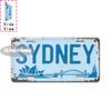 Tin Sign  Vintage Durable Metal Plaque Wall Decor Home Office Bar Man Cave Global City Coordinate Birth Year License Plate W