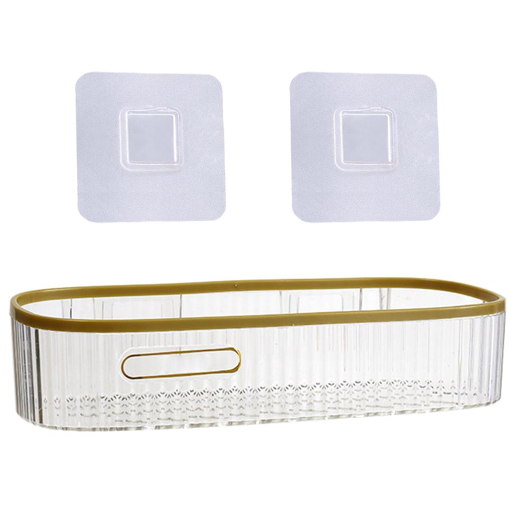 Waterproof Bathroom Rack Toiletries Storing Shelf Plastic Shampoo Holder Efficient Toilet Washstand Organization Tool