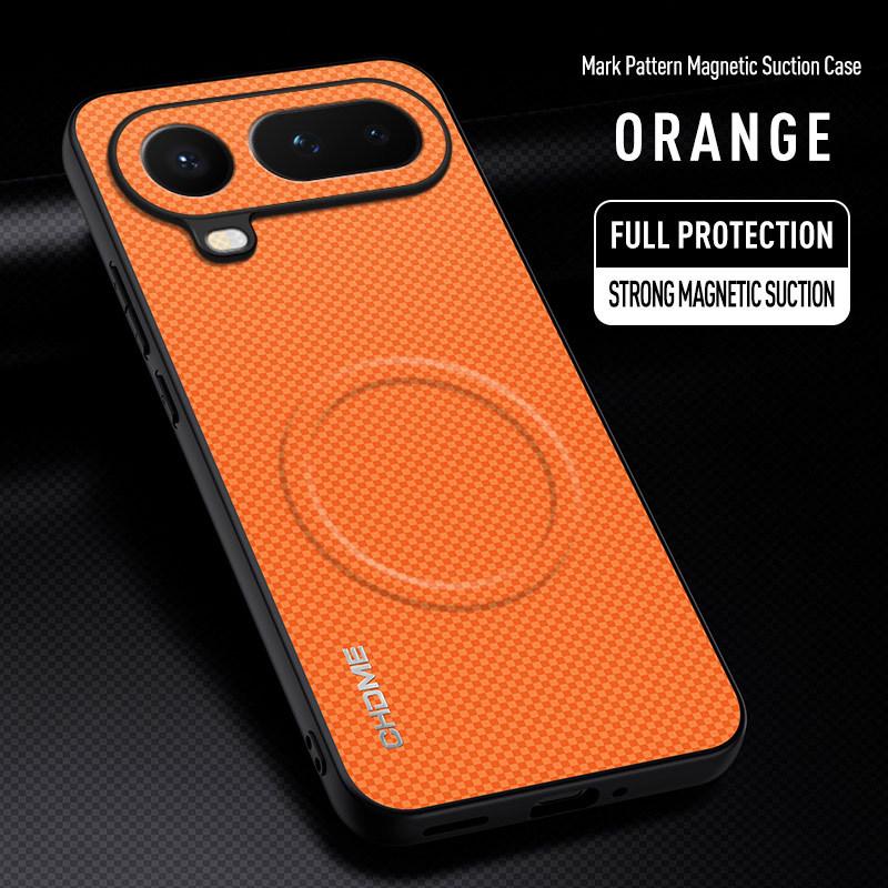Honor Magic8/X9D Drop-Proof Magnetic Suction Phone Case with New Mark Pattern.
