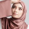 New Arrivals Crinkle Plain Color Satin Crepe Scarf Shawl Wrap Muslim Women Pleated Stain Silk Hijabs