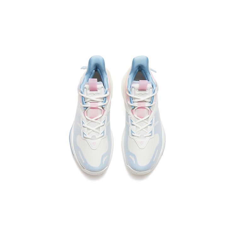 Anta Jump 2.0 GH Stoßdämpfung Rutschfest Abriebfest Low-Top Basketballschuhe Herren Sneaker Blau Weiß 112311602-3