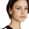 CHANEL 23S 23 spring and summer 23s crystal star inlaid double CLogo synthetic cubic zirconia/rhinestone, metal earrings for women