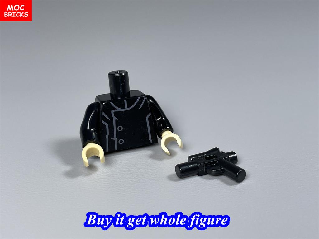 MOC Steine Prinzessin Torso Anzug Körperbekleidung Arme Hände Krieg Actionfigur Pädagogische Bausteine Zusammengebaute Spielzeuge Plastikpuppen