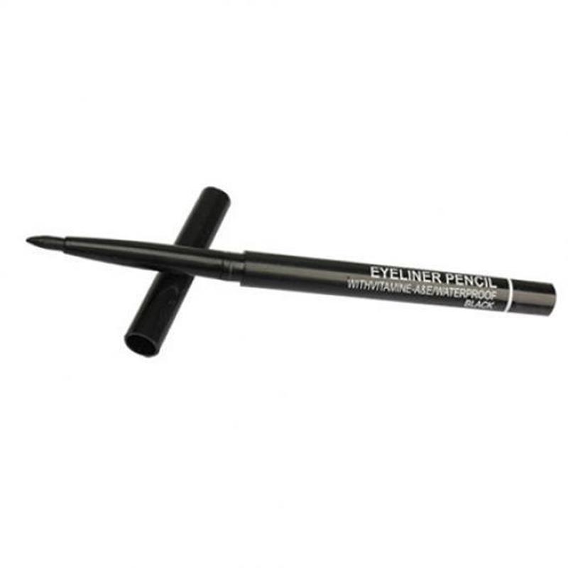 Penna per eyeliner Crema gel rotante impermeabile Nera + Penna per eyeliner marrone Trucco cosmetico