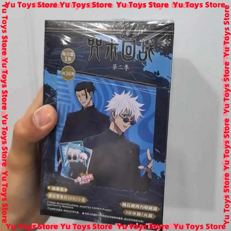 Genuine Jujutsu Kaisen Card Polaroid Acrylic Photo Card Gojo Satoru Geto Fushiguro Shinobu Anime Collection Card Toys Gifts