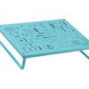 Induction Cooker Shelf Bracket Stylish Simple Gas Stove Cover Base Shelf for Kitchen Green