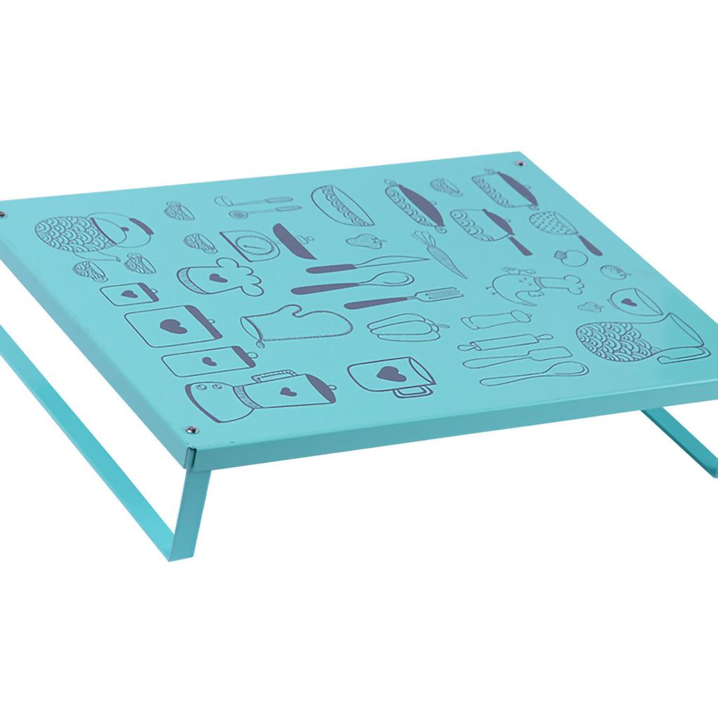 Induction Cooker Shelf Bracket Stylish Simple Gas Stove Cover Base Shelf for Kitchen Green