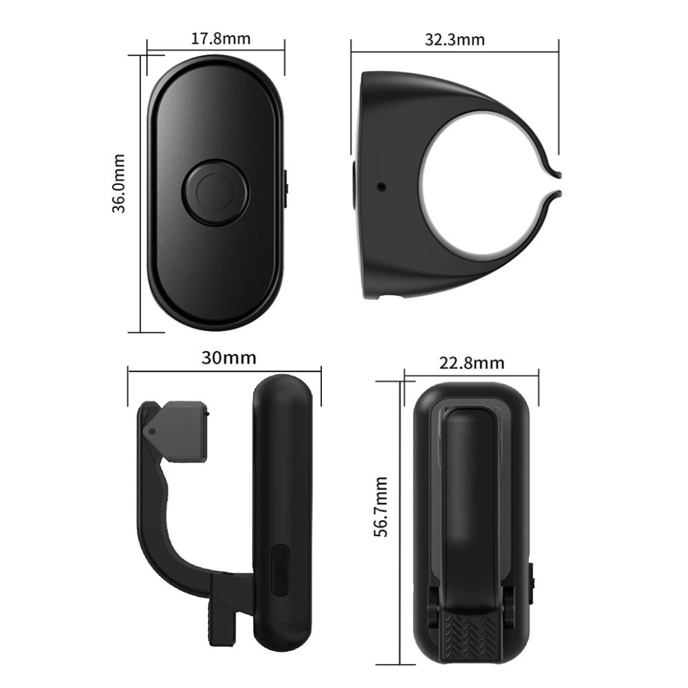 New ABS Page Turner Remote Lightweight 2-in-1 E-book Page Turner Remote Record Triggers for Kindle Digital Reading