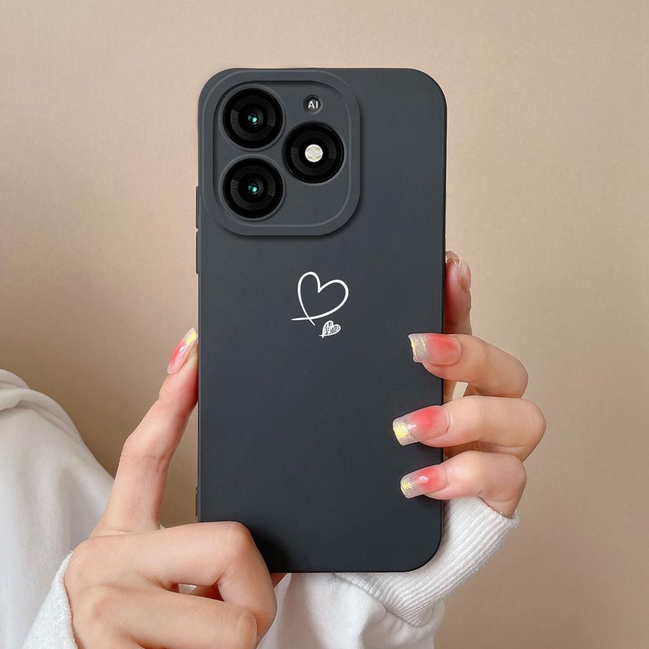 For Tecno Itel A70 Phone Case Cool Girl Cartoons Pattern Liquid Silicone Shell For ItelA70 A 70 High-quality New Design Fundas