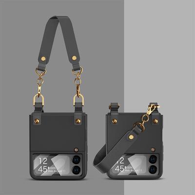 Nárazuvzdorný náramek Telefon Coque Pouzdro Pro Samsung Galaxy Z Flip 4 5 Flip5 Flip3 5g Flip4 Zflip4 Flip 3 Zflip3 Kryty na fólii na čočku