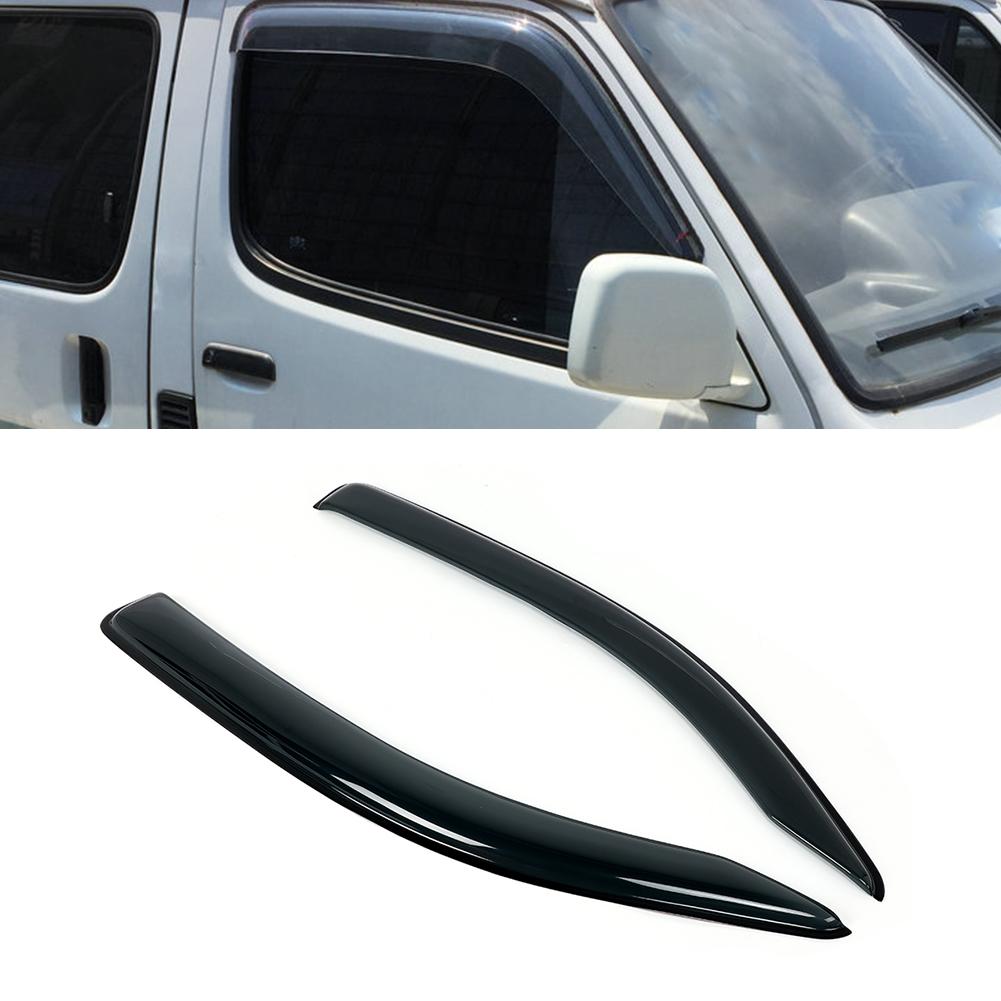 2pcs Smoky Window Visor Shades Sun Rain Guard Fits for Toyota HIACE 2019