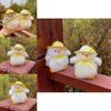 Cartooninspired Bird Plush Accessory With Straw Hat For Daily Use And Gift