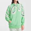 Li-Ning Co-Branded Loose-Fit Pullover Hoodie Women Tops Light-Mint-Green AWDQ398-4