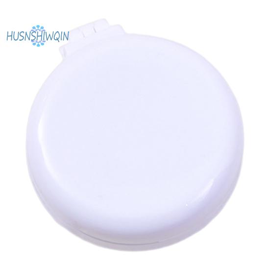 Folding Travel Comb Mirror Hair Brush Portable Mini Pocket Comb Compact Design On-the-Go Styling Mirror Comb for All Hair Types