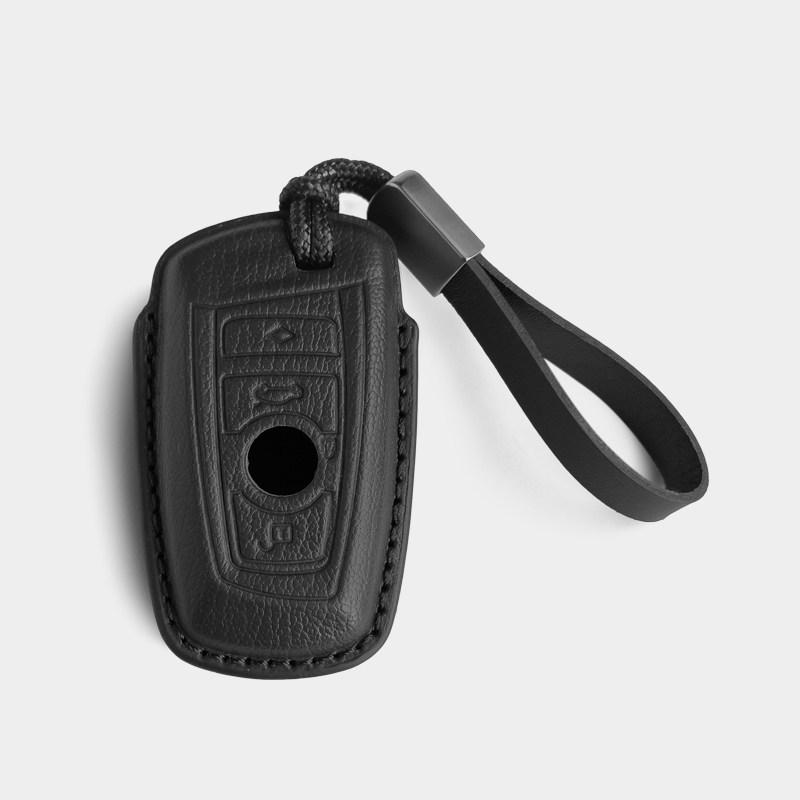 Originální kožené pouzdro na klíče pro starší modely BMW: Řada 3 GT, Řada 5, X1, X2, X3, X4, X5, X6