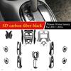 Car-Styling 3D/5D Carbon Fiber Car Interior Center Console Color Change Molding Sticker Decals For Nissan Versa Sunny 2011-2016