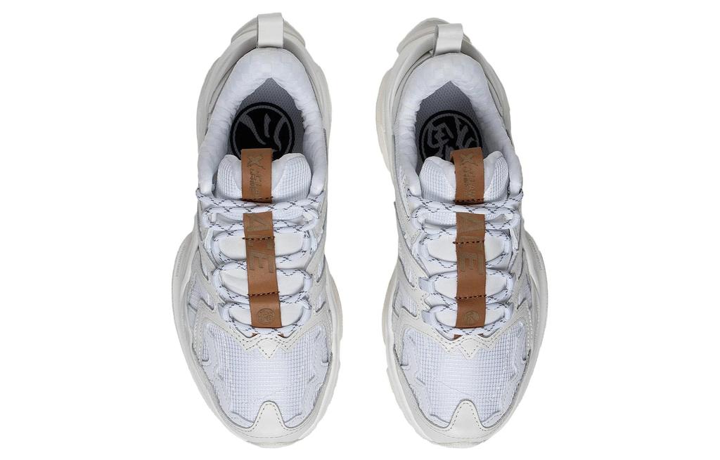Li Ning Textile, Synthetic Leather Low top Casual Shoes Women's AZGS104-2