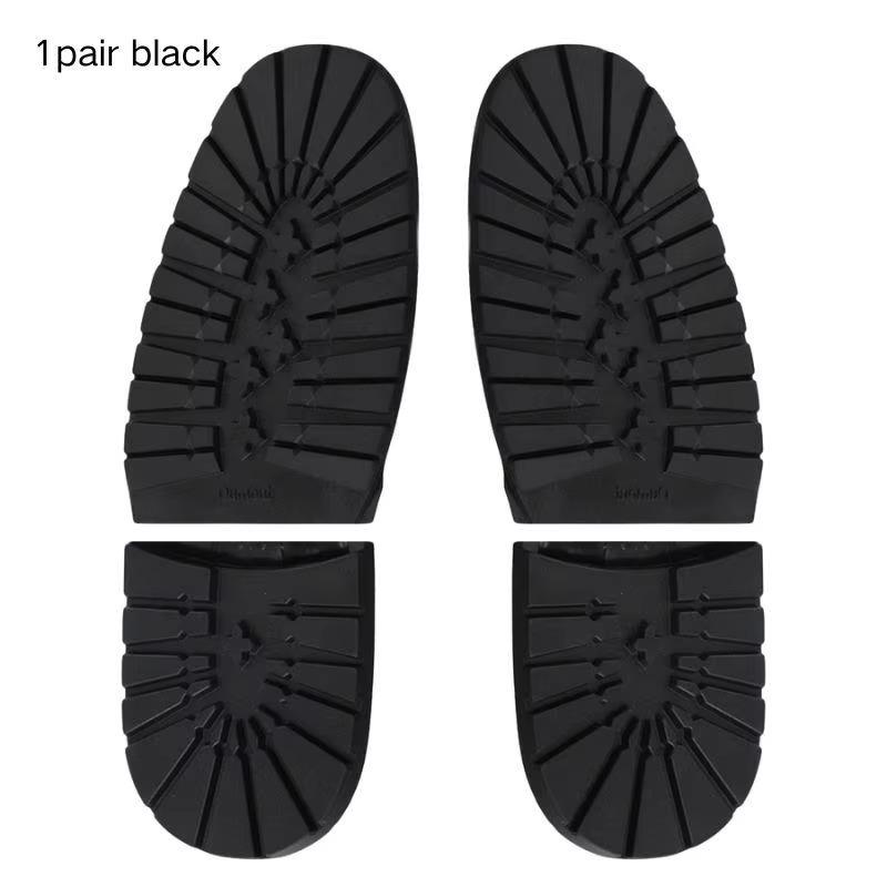 4 Stück/Set Rutschfeste Abriebfeste Sohle Für Schuh Verdickte Gummi-Schuhsohlen Reparatur DIY Ersatz Außensohlen Leder Business Schuhe