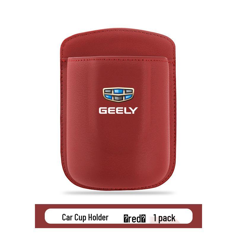 Car Cup Holder & Storage Bag for Geely Models: Xingyue L, Xingyuan, Xingrui, Emgrand, Boyue Pro