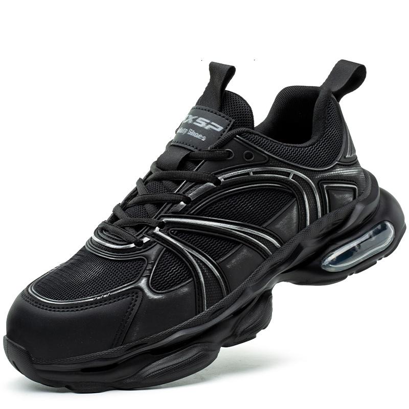 New Air Cushion Work Safety Shoes Men Anti-Smash Composite Toe Insulating Shoes Anti Puncture Work Sneakers Indestructible Shoes
