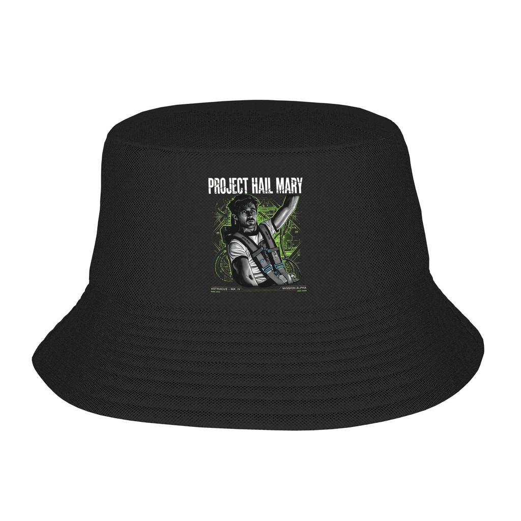 Project Hail Mary Amaze SciFi Bookish Andy Weir Fan Bucket Hat Summer Casual FisherUnisex Hats Unisex Soft Fold Vacation Caps