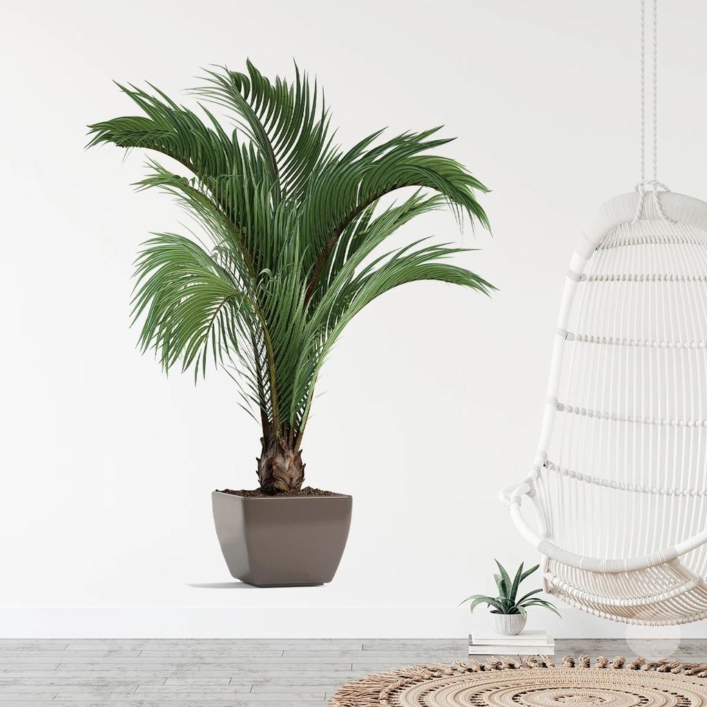 Simulation of Green Plants Potted Art Wall Stickers for Bedroom Living Room Office Decoration Wall Decal