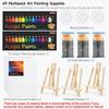 Shuttle Art Acrylic Set with 15 Includes Wooden Canvas and and Perfect for and Tole Suitable for and Perfect for and Paints, 69-Piece Colors, Easel,