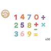 Jeu en bois - apli - apli kids 18885 - numéros magnétiques - multicolore - à partir de 3 ans