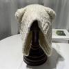 Fuzzy Women Hat Bear Casual for Elegant Graffiti Writers Turntablists Casual Winter Warm Hat for Teen Girls