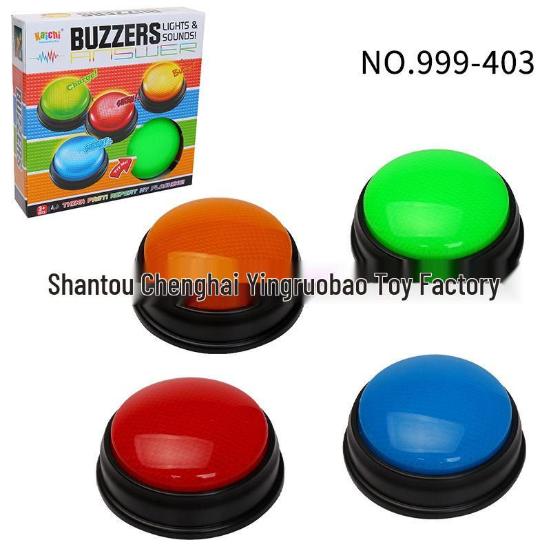 

Interactive Buzzer Educational Toy for Children: Multifunctional Flashing Button Toy for Early Learning