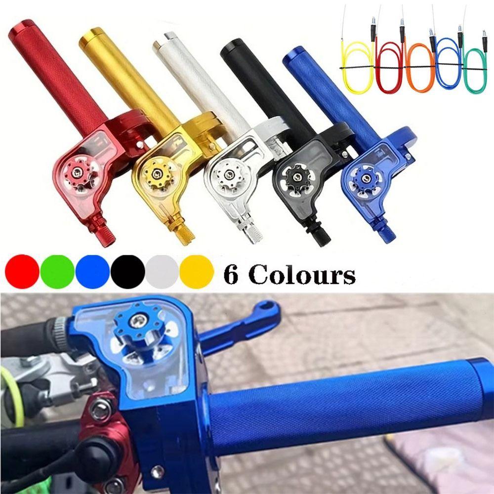 Aluminum Zinc Zinc Alloy Motorcycle Rotary Throttle Handgrip Throttle Control Bar  Motorcycle Applications
